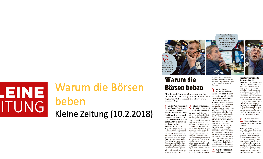 Warum die Börsen beben