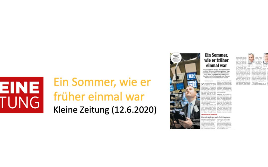 Ein Sommer, wie er früher einmal war