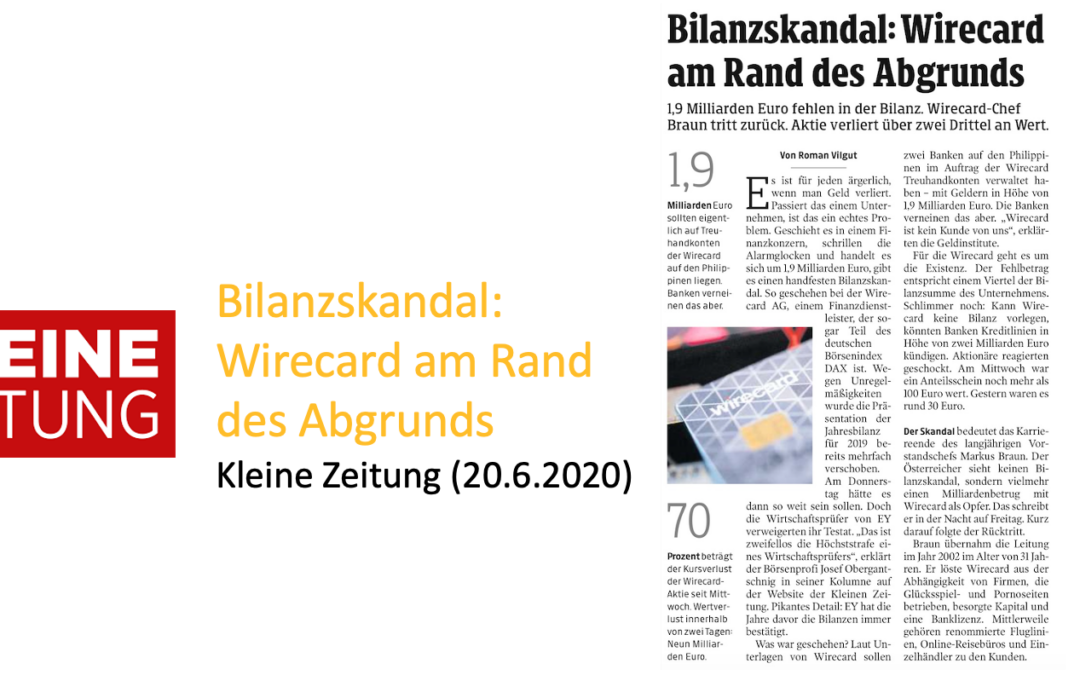 Bilanzskandal: Wirecard am Rand des Abgrunds