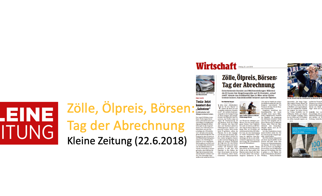 Zölle, Ölpreis, Börsen_Tag der Abrechnung