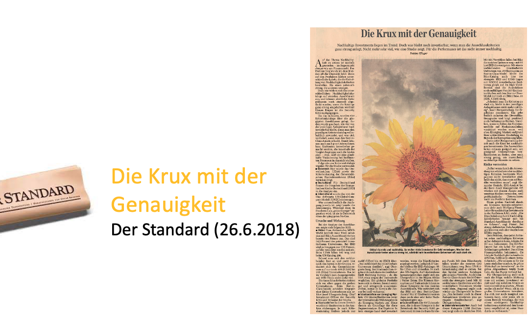 Die Krux mit der Genauigkeit