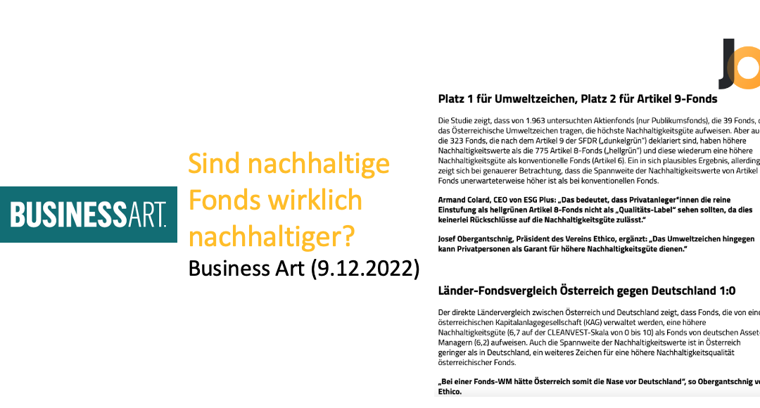 Sind nachhaltige Fonds wirklich nachhaltiger?